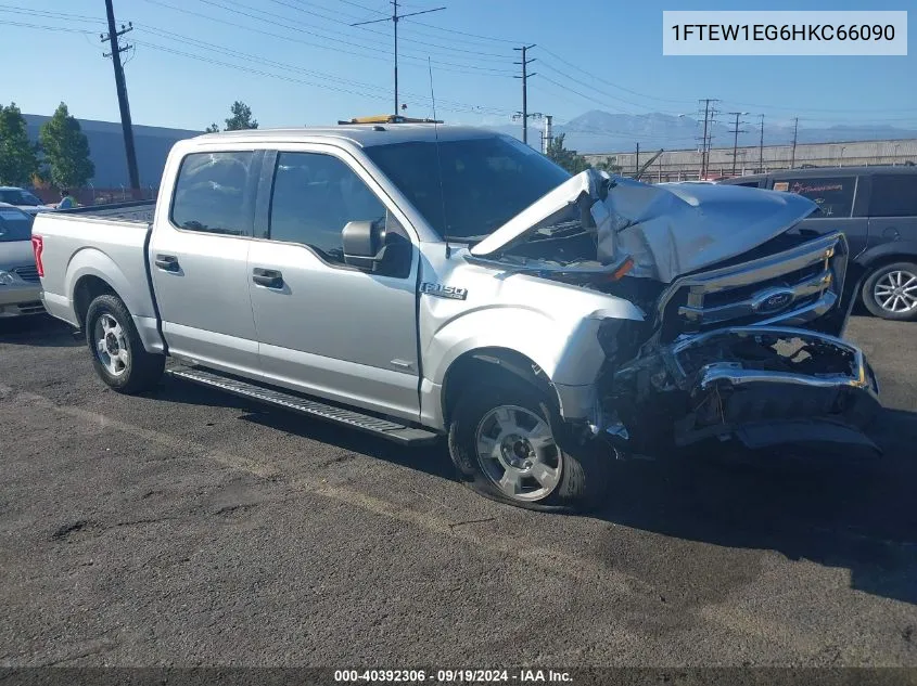 2017 Ford F-150 Xlt VIN: 1FTEW1EG6HKC66090 Lot: 40392306