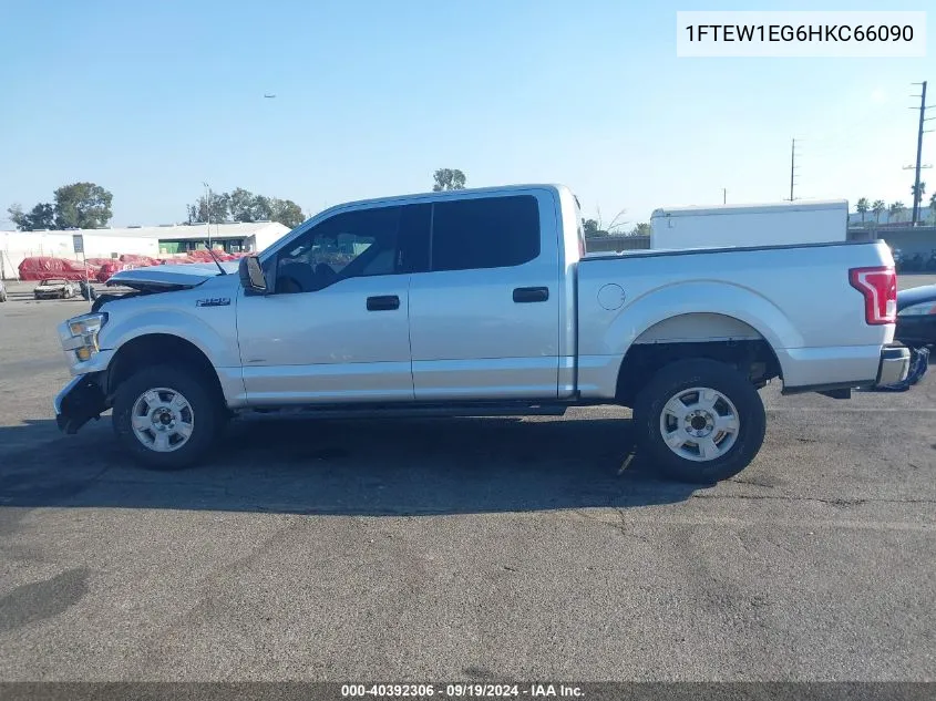 2017 Ford F-150 Xlt VIN: 1FTEW1EG6HKC66090 Lot: 40392306