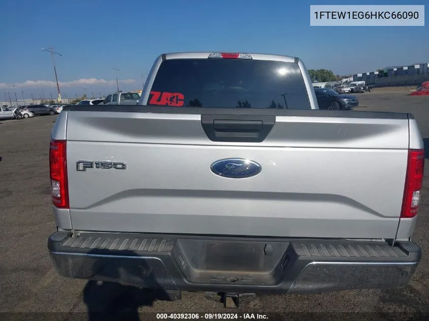 2017 Ford F-150 Xlt VIN: 1FTEW1EG6HKC66090 Lot: 40392306