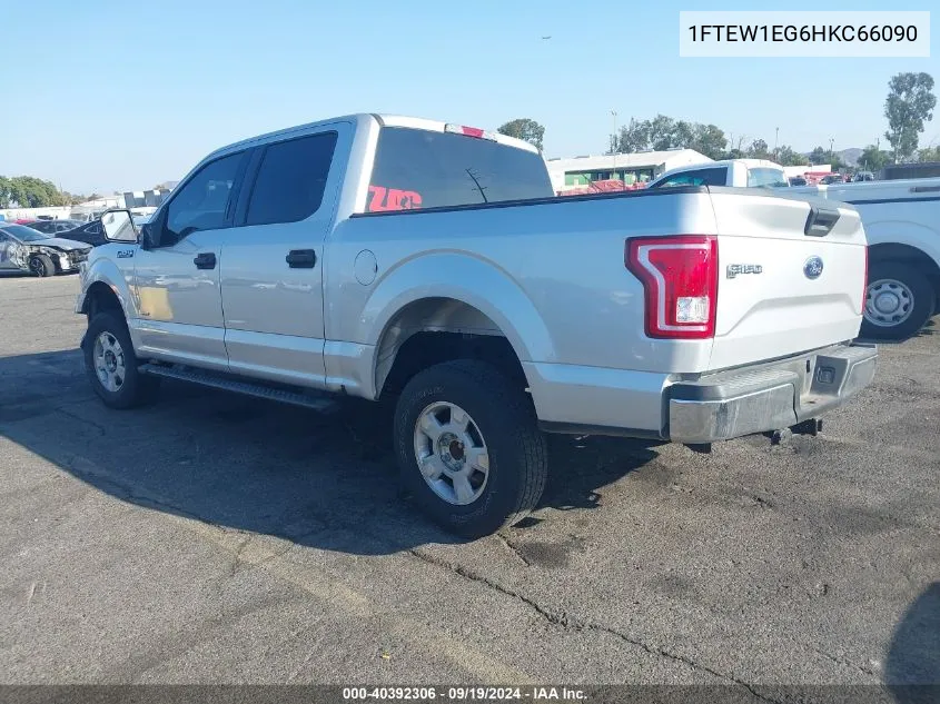 2017 Ford F-150 Xlt VIN: 1FTEW1EG6HKC66090 Lot: 40392306