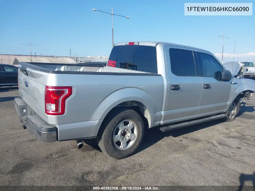 2017 Ford F-150 Xlt VIN: 1FTEW1EG6HKC66090 Lot: 40392306