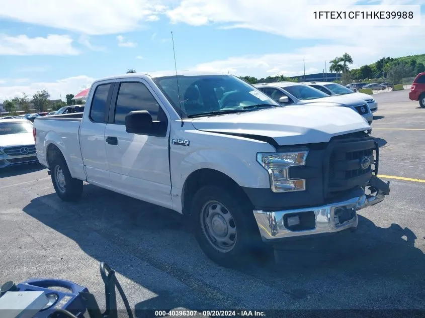 2017 Ford F-150 Xl VIN: 1FTEX1CF1HKE39988 Lot: 40396307