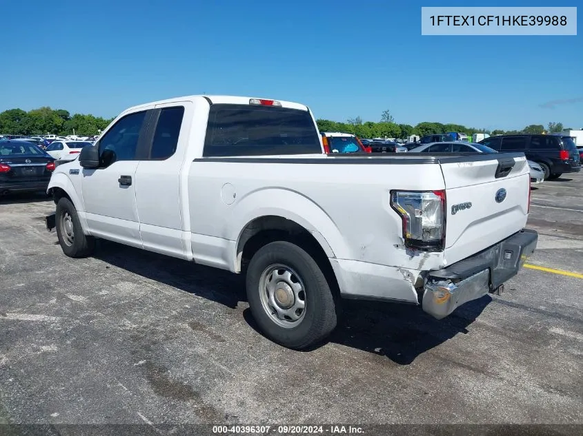 2017 Ford F-150 Xl VIN: 1FTEX1CF1HKE39988 Lot: 40396307