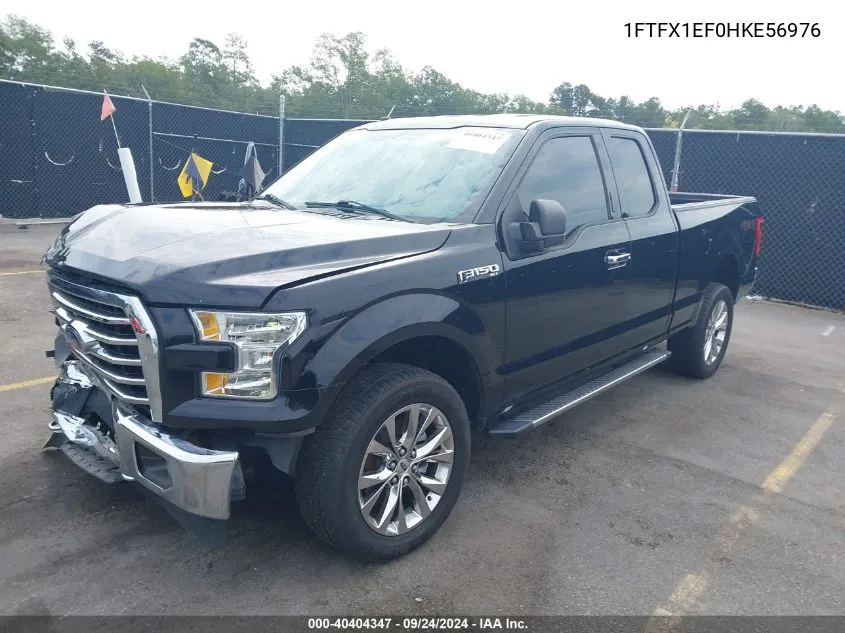 2017 Ford F-150 Xlt VIN: 1FTFX1EF0HKE56976 Lot: 40404347