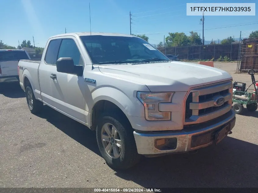 2017 Ford F-150 Xlt VIN: 1FTFX1EF7HKD33935 Lot: 40415854