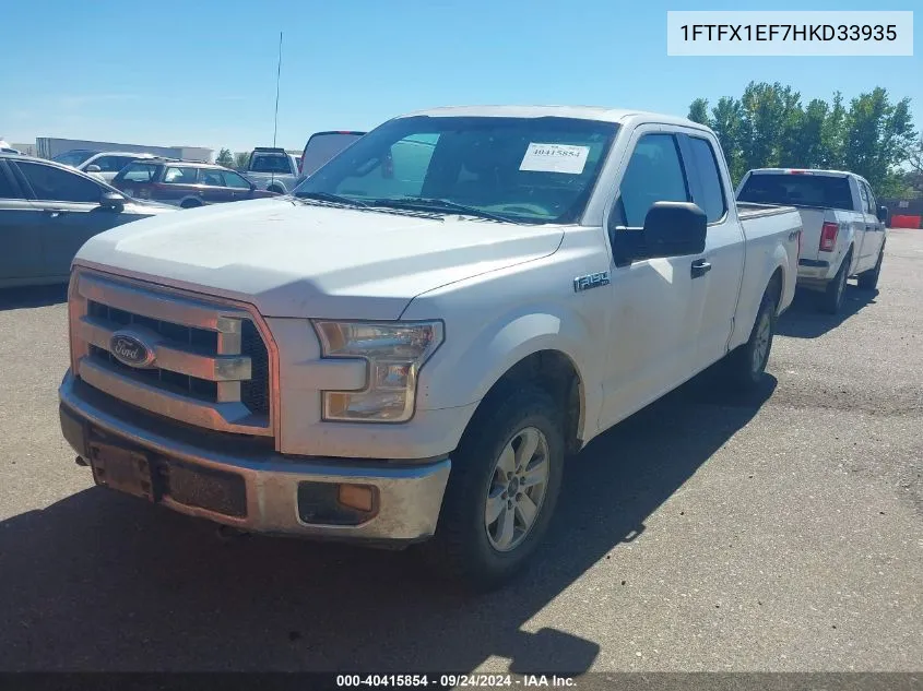 2017 Ford F-150 Xlt VIN: 1FTFX1EF7HKD33935 Lot: 40415854