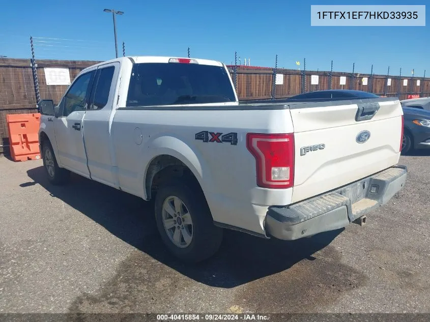 2017 Ford F-150 Xlt VIN: 1FTFX1EF7HKD33935 Lot: 40415854