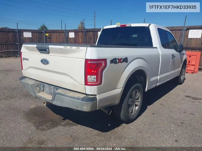 2017 Ford F-150 Xlt VIN: 1FTFX1EF7HKD33935 Lot: 40415854