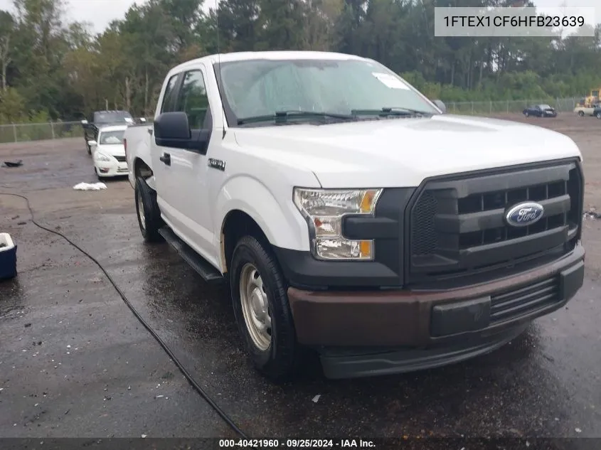 2017 Ford F-150 Xl VIN: 1FTEX1CF6HFB23639 Lot: 40421960