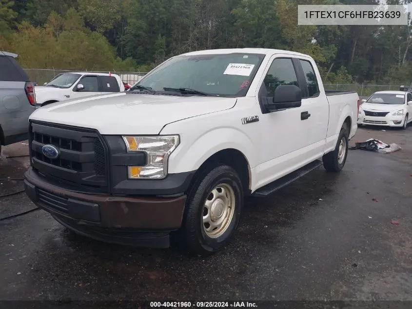 2017 Ford F-150 Xl VIN: 1FTEX1CF6HFB23639 Lot: 40421960