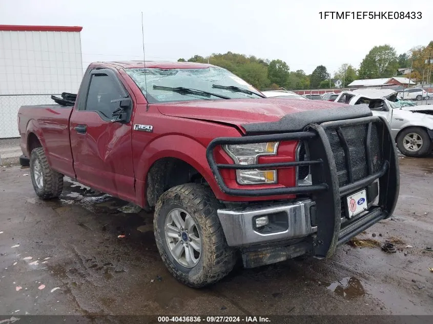 2017 Ford F-150 Xlt VIN: 1FTMF1EF5HKE08433 Lot: 40436836