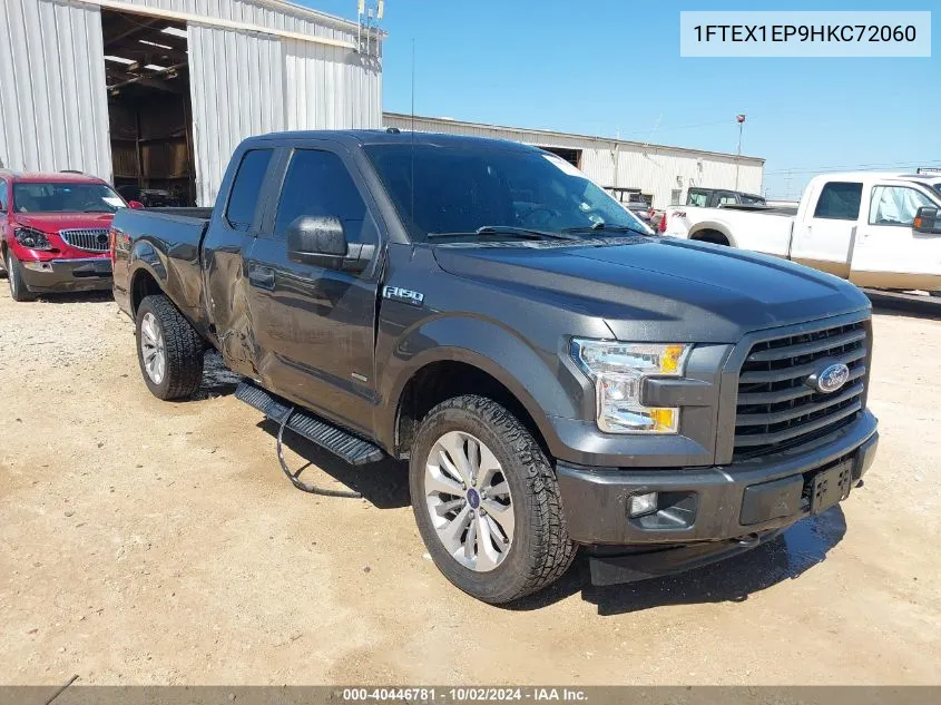 2017 Ford F-150 Xl VIN: 1FTEX1EP9HKC72060 Lot: 40446781