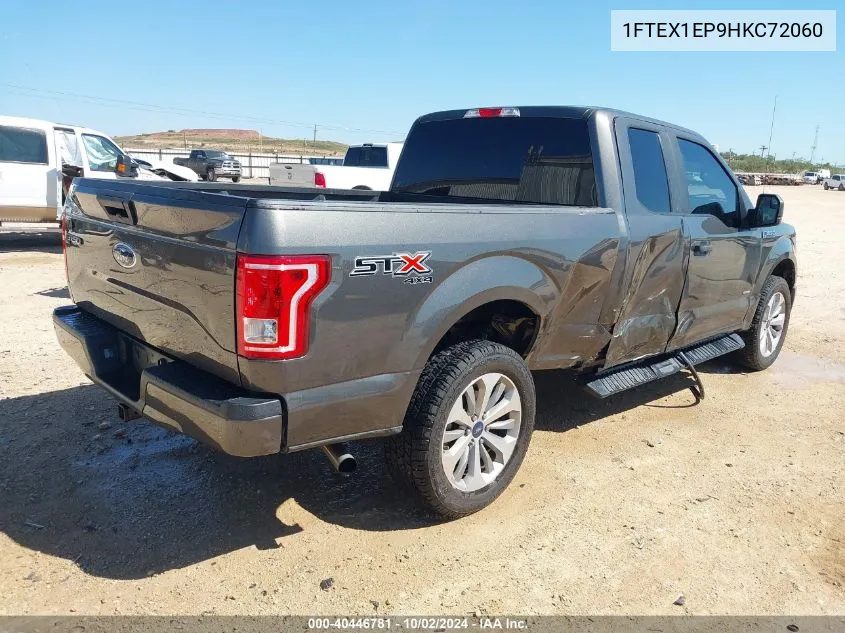 2017 Ford F-150 Xl VIN: 1FTEX1EP9HKC72060 Lot: 40446781