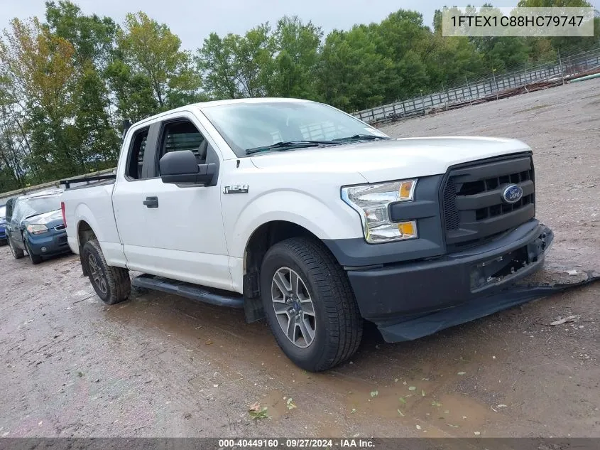 2017 Ford F150 VIN: 1FTEX1C88HC79747 Lot: 40449160