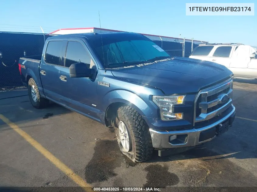 2017 Ford F-150 Xlt VIN: 1FTEW1EG9HFB23174 Lot: 40453025