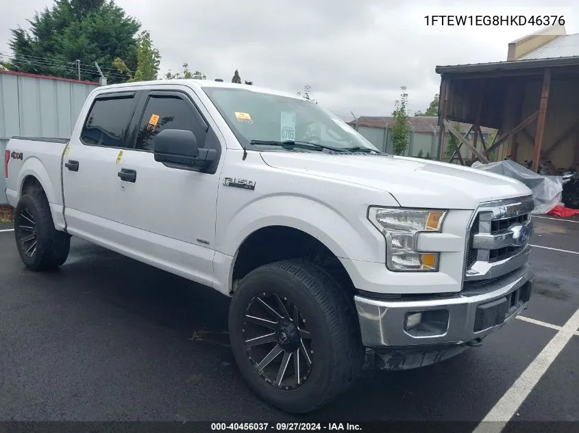 2017 Ford F-150 Xlt VIN: 1FTEW1EG8HKD46376 Lot: 40456037