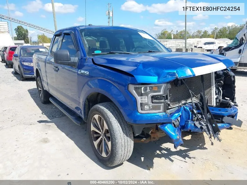 2017 Ford F-150 Xlt VIN: 1FTEX1E80HFC24254 Lot: 40465200