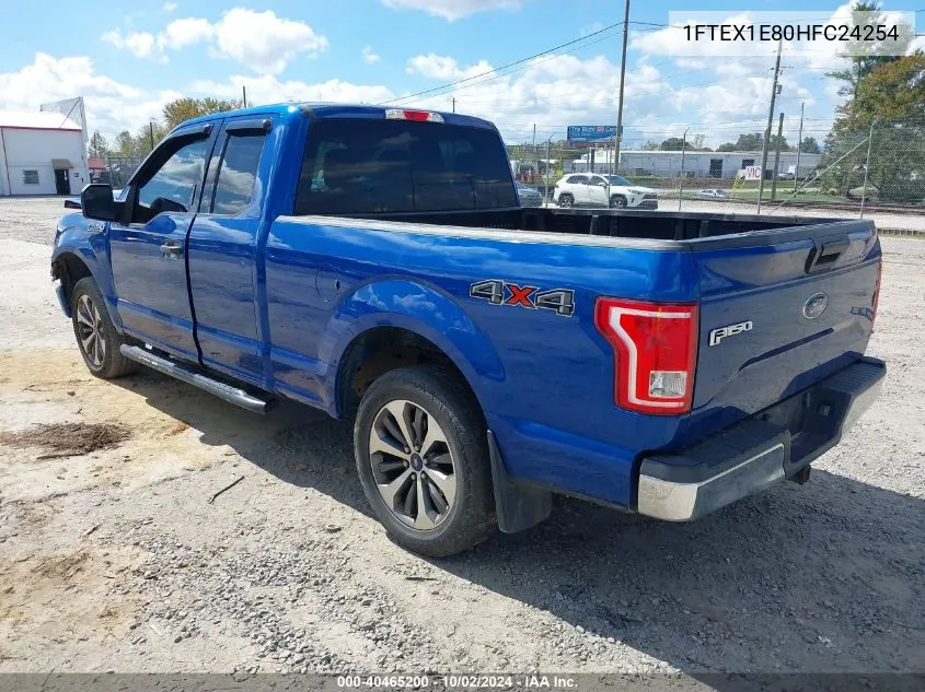 2017 Ford F-150 Xlt VIN: 1FTEX1E80HFC24254 Lot: 40465200