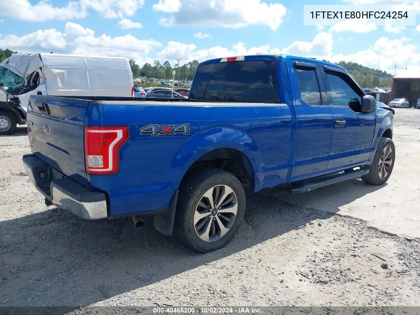 2017 Ford F-150 Xlt VIN: 1FTEX1E80HFC24254 Lot: 40465200