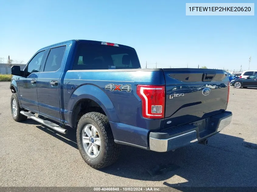 2017 Ford F-150 Xlt VIN: 1FTEW1EP2HKE20620 Lot: 40466948