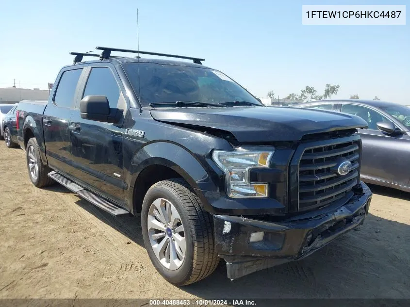 2017 Ford F150 Supercrew VIN: 1FTEW1CP6HKC4487 Lot: 40488453