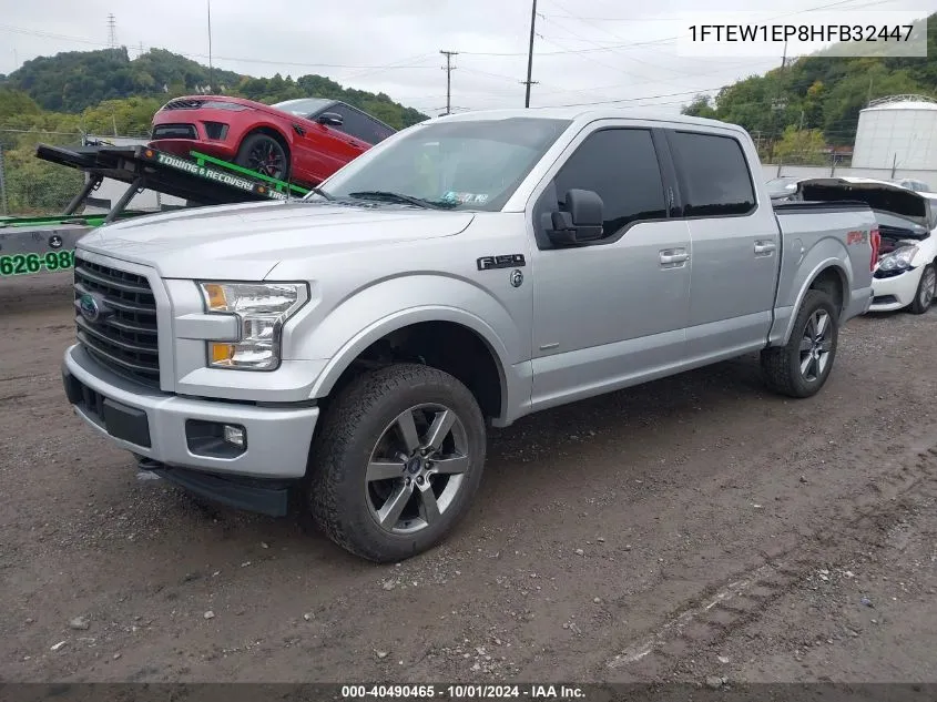 2017 Ford F-150 Xlt VIN: 1FTEW1EP8HFB32447 Lot: 40490465