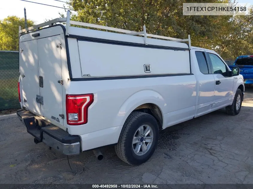 2017 Ford F-150 Xlt VIN: 1FTEX1CP1HKE54158 Lot: 40492958