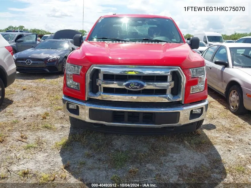 2017 Ford F-150 King Ranch/Lariat/Limited/Platinum/Xl/Xlt VIN: 1FTEW1EG1HKC75070 Lot: 40493512