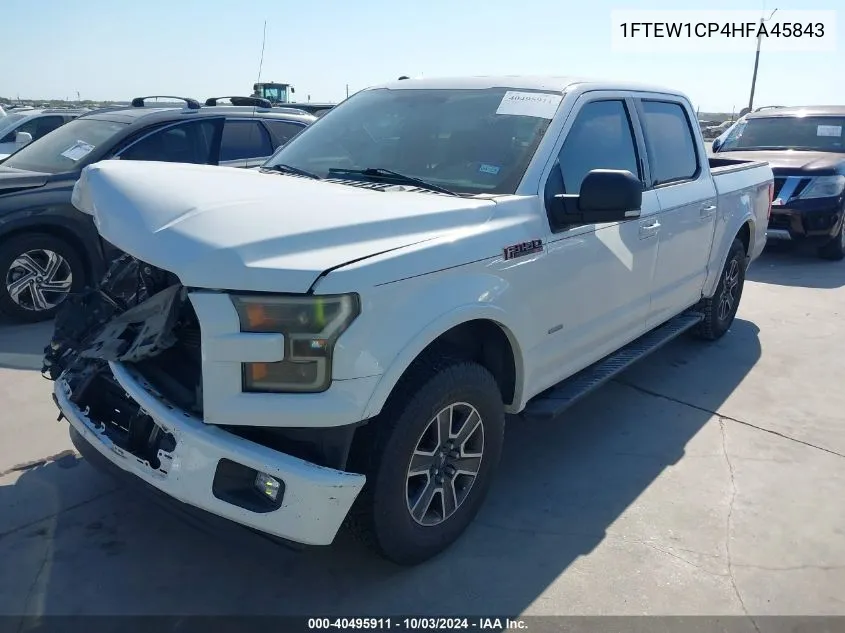 2017 Ford F-150 Xlt VIN: 1FTEW1CP4HFA45843 Lot: 40495911