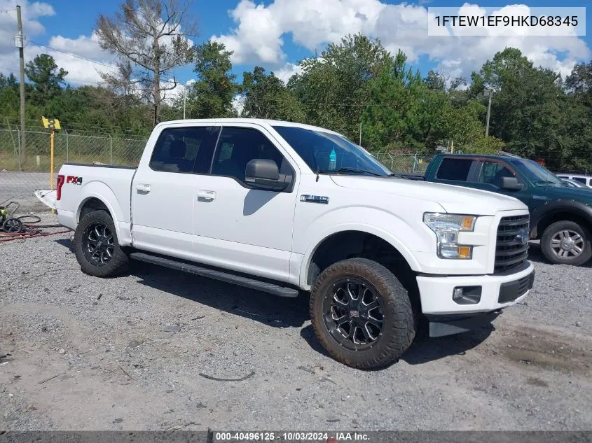 2017 Ford F-150 Xlt VIN: 1FTEW1EF9HKD68345 Lot: 40496125