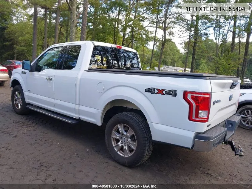 2017 Ford F-150 Xlt VIN: 1FTFX1EG4HKE55404 Lot: 40501600