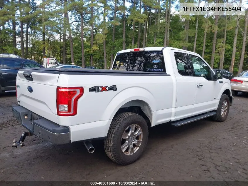 2017 Ford F-150 Xlt VIN: 1FTFX1EG4HKE55404 Lot: 40501600