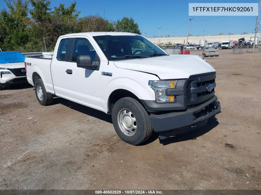 2017 Ford F-150 Xl VIN: 1FTFX1EF7HKC92061 Lot: 40502829