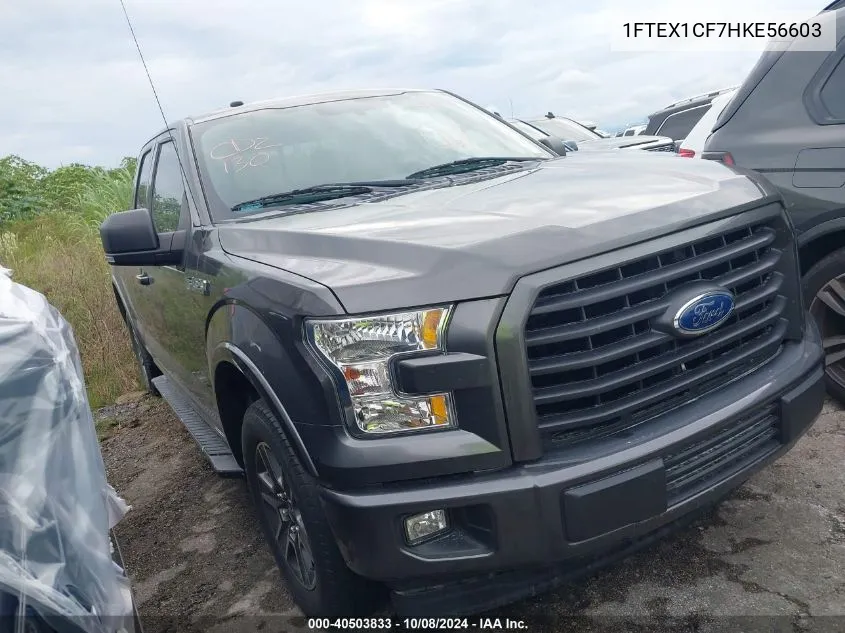 2017 Ford F-150 Xlt VIN: 1FTEX1CF7HKE56603 Lot: 40503833