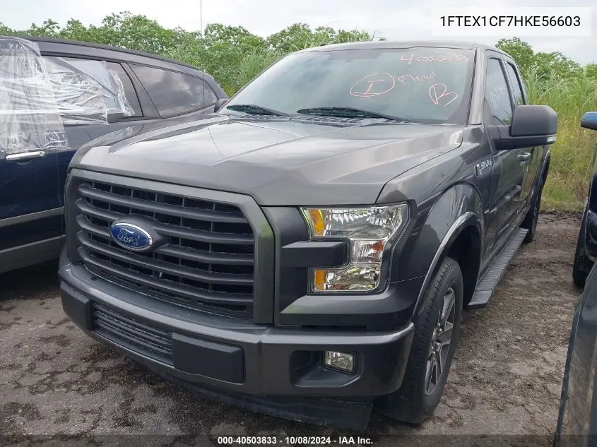 2017 Ford F-150 Xlt VIN: 1FTEX1CF7HKE56603 Lot: 40503833