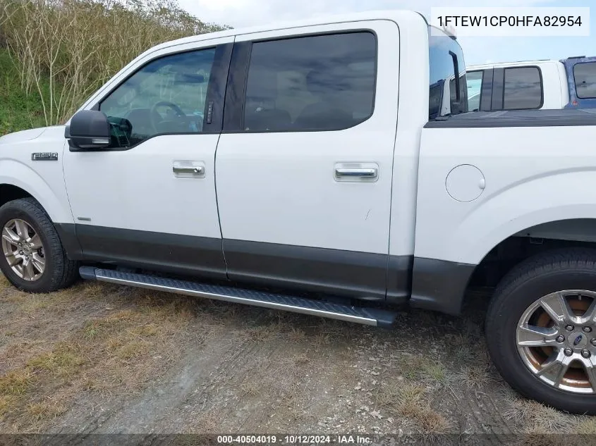 2017 Ford F-150 Xlt VIN: 1FTEW1CP0HFA82954 Lot: 40504019