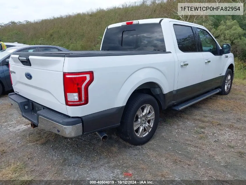 2017 Ford F-150 Xlt VIN: 1FTEW1CP0HFA82954 Lot: 40504019