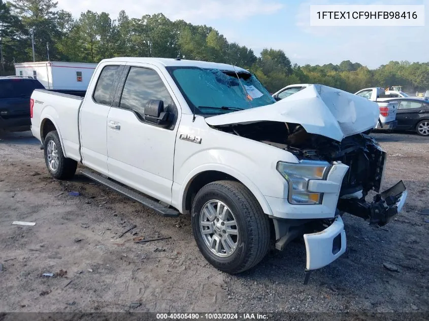 2017 Ford F-150 Xlt VIN: 1FTEX1CF9HFB98416 Lot: 40505490