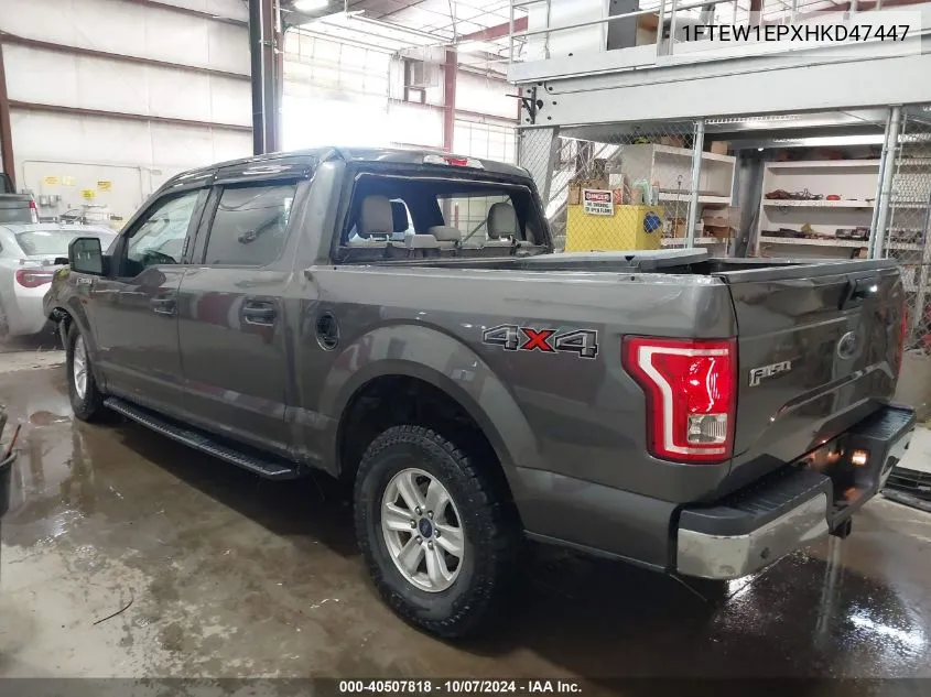 2017 Ford F-150 Xlt VIN: 1FTEW1EPXHKD47447 Lot: 40507818