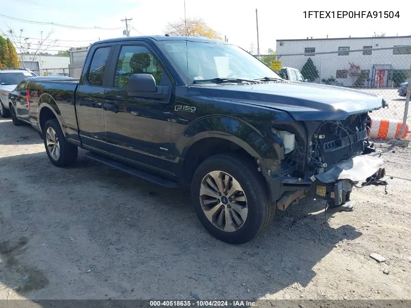 2017 Ford F-150 Xl VIN: 1FTEX1EP0HFA91504 Lot: 40518635