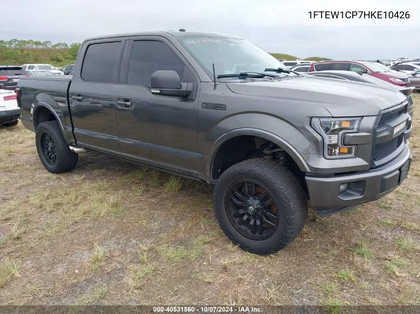 2017 Ford F-150 Xlt VIN: 1FTEW1CP7HKE10426 Lot: 40531560