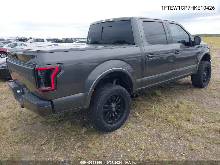 2017 Ford F-150 Xlt VIN: 1FTEW1CP7HKE10426 Lot: 40531560