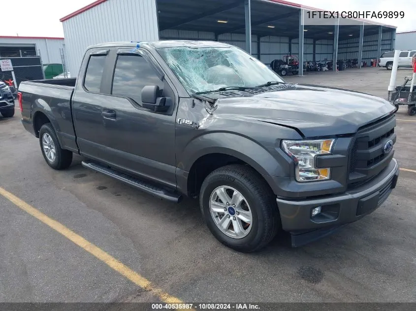 2017 Ford F-150 Xl VIN: 1FTEX1C80HFA69899 Lot: 40535987