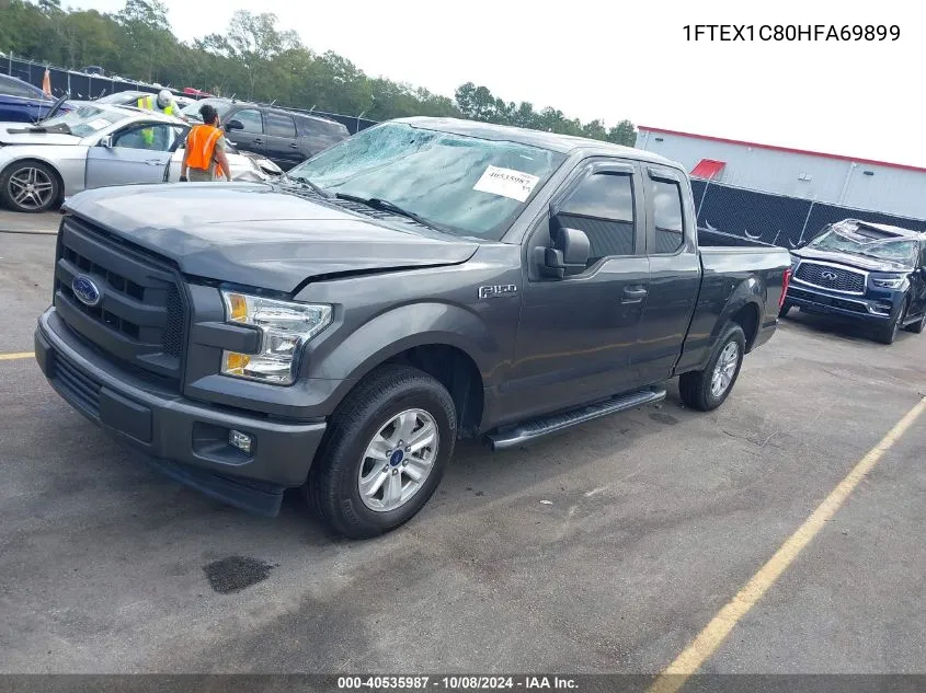 2017 Ford F-150 Xl VIN: 1FTEX1C80HFA69899 Lot: 40535987