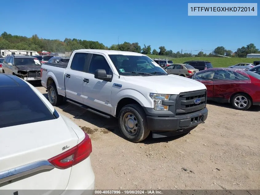 1FTFW1EGXHKD72014 2017 Ford F-150 Xl