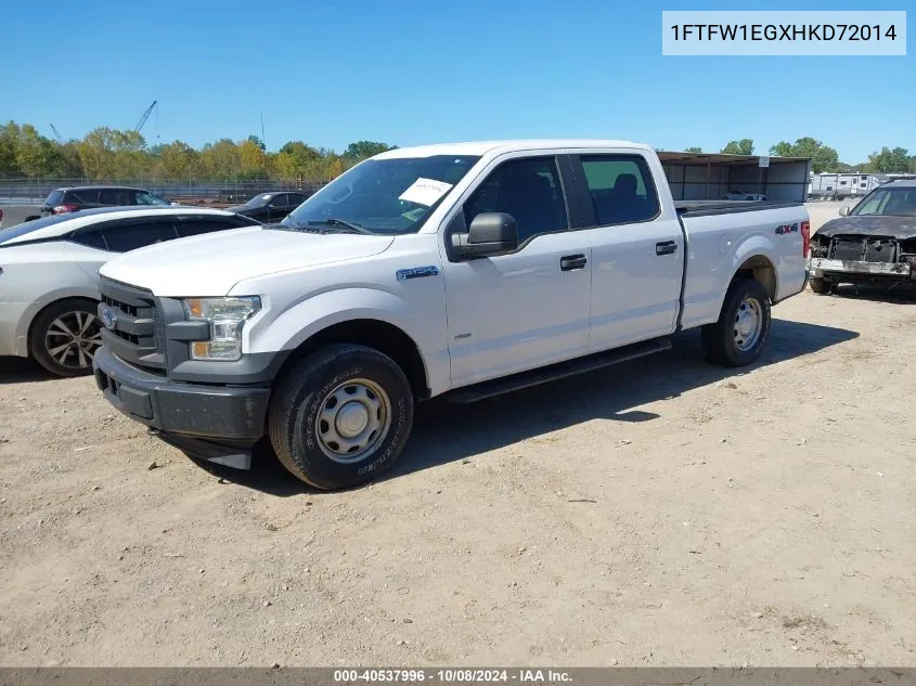 2017 Ford F-150 Xl VIN: 1FTFW1EGXHKD72014 Lot: 40537996