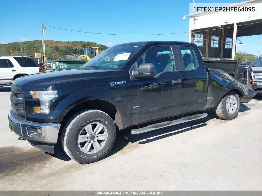 2017 Ford F-150 Xl VIN: 1FTEX1EP2HFB64095 Lot: 40544964