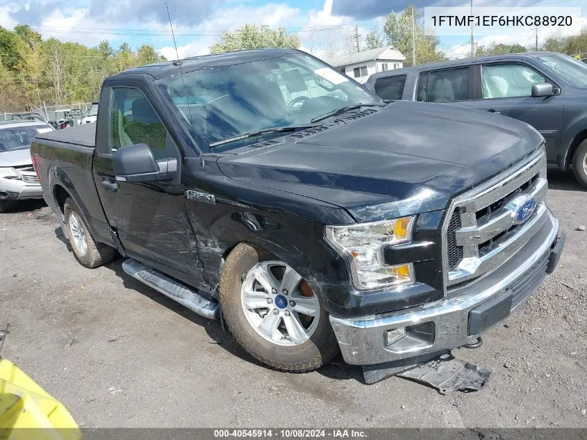 1FTMF1EF6HKC88920 2017 Ford F-150 Xlt