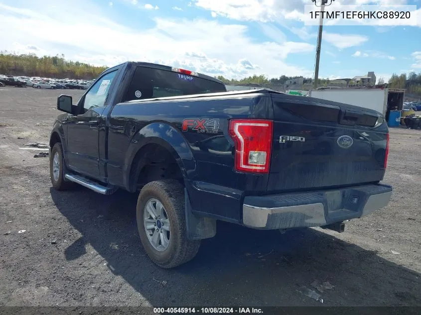 1FTMF1EF6HKC88920 2017 Ford F-150 Xlt