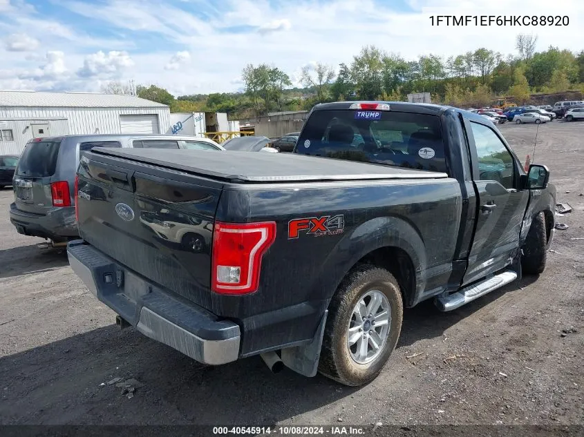 1FTMF1EF6HKC88920 2017 Ford F-150 Xlt